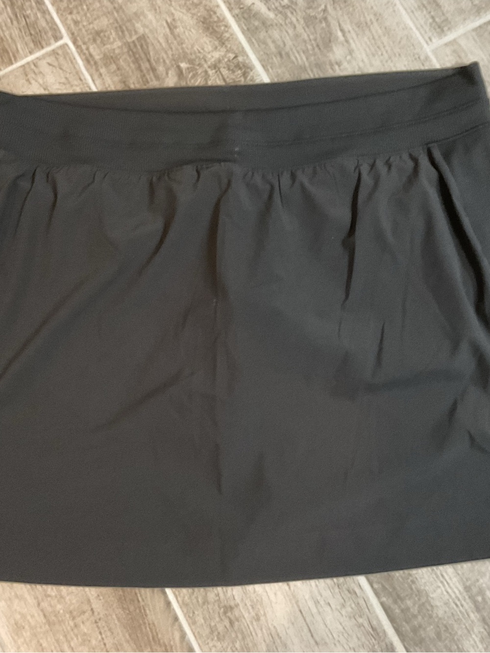 Athleta Black Mini Skort, Like New - Picture 2 of 5